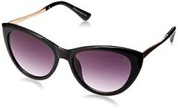 Óculos de Sol Polo London Club lente com Proteção UVA/UVB - Feminino Gatinho Casual Preto