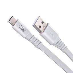 Cabo USB-C I2GO 1.2m 2.4A PVC Flexível Flat - I2go (I2GO0) Basic, Branco