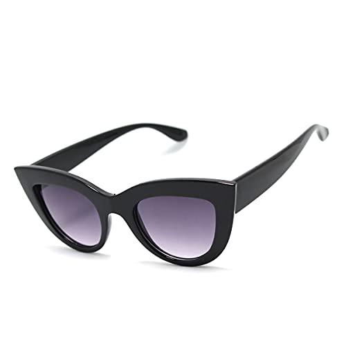 Óculos De Sol Feminino Gatinho Vintage Olho De Gato Gt-01 Cor: Preto