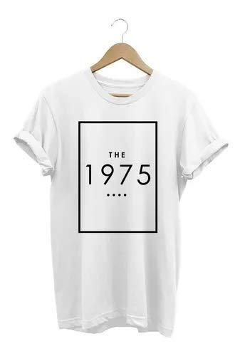 Camiseta Feminina The 1975 100% Algodão (G, Branco)