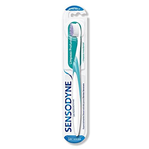 Sensodyne Escova Dental Limpeza Profunda para Dentes Sensíveis, Limpeza Interdental, Extra Macia, 1 unidade
