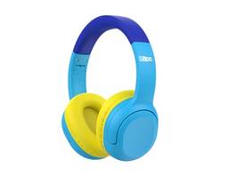 AOC - Headphone Bluetooth Luccas Neto Aventureiro Azul LN001BL/00 com adesivos para personalizar seu fone!