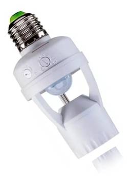 Sensor de Presença com Soquete para Lâmpada E27