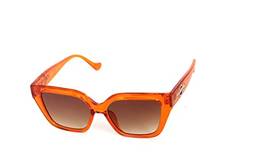 Óculos De Sol Feminino Gatinho Com Proteção Uv 400 Lb-201 (Laranja1)