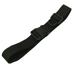 Cinto tático de nylon resistente para uso militar durável com gancho de laço fivela de liberação rápida para homens e mulheres da Besportble, preto