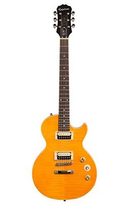 Guitarra Epiphone Les Paul Special Slash AFD Signature Amber, com Bag + Palhetas Cabo e Correia