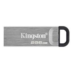 Kingston DataTraveler Kyson 256 GB de alto desempenho USB 3.2 Metal Flash Drive | Velocidades de até 200 MB/s | DTKN/256 GB