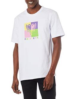 T-Shirt Cavalera Comfort Color Block, Masculino, Cavalera, Branco, GG