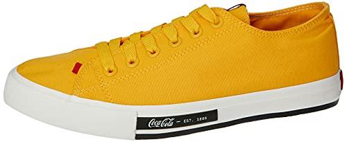 Tênis Coca-Cola Shoes, Daytona, feminino, Amarelo, 43