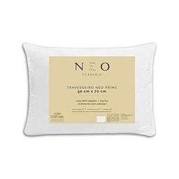 Travesseiro Neo Prime 233 Fios, Camesa, Branco, 50x70 cm