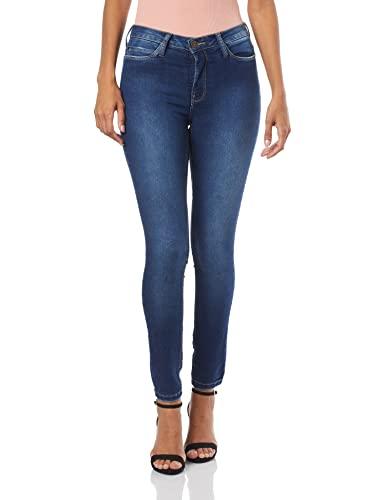Jeans Super skinny, Calvin Klein, Feminino, Azul médio, 34