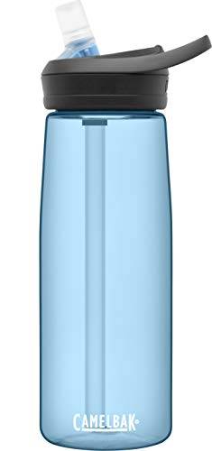CamelBak Eddy+ Garrafa de água com renovação Tritan – topo de canudo, 946 ml , True Blue