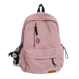 NUTOT Bolsa escolar ao ar livre bolsa jovem bolsa masculina mochila laptop mochila feminina esportes ao ar livre (rosa)
