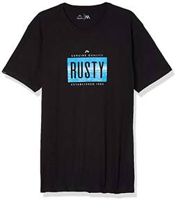 Rusty Camiseta Silk Mc By The Sea Masculino, M, Preto
