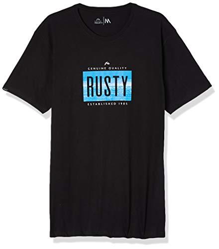 Rusty Camiseta Silk Mc By The Sea Masculino, P, Preto