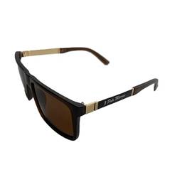 Óculos de Sol Polarizado Masculino Polo Marine (Marrom - Gold)