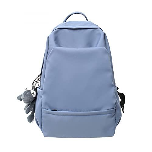 NUTOT mochilas femininas escolares,mochila notebook feminina à prova d'água,mochila escolar juvenil,mochila escolar masculina (azul)