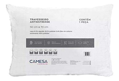 Travesseiro Anti Stress 50X70 Cm Suporte Firme Cores Sortidas