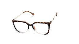 Óculos Armação Feminino Gatinho Marrom Degrade Com Lentes Sem Grau Ab-6608