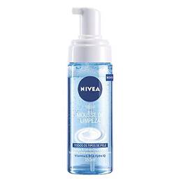 NIVEA Mousse de Limpeza Facial - Limpa todas as impurezas e resíduos de maquiagem, rico em vitaminas, revigora a pele e deixa uma sensação refrescante de hidratação - 150ml