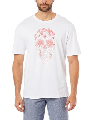 Camiseta Caveira Corpos, CAVALERA, Branco, G, Masculino