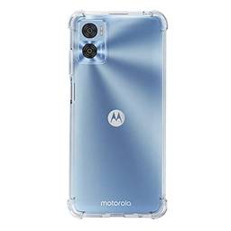 Capa Protetora Para Motorola Moto E22 com Tela de 6.5" Polegadas Capinha Case Transparente Air Anti Impacto Proteção De Silicone Flexível