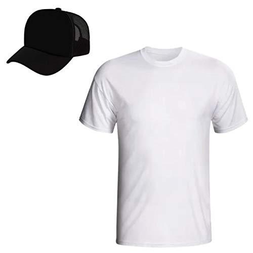 Kit Camiseta Masculina + Boné Trucker Nexstar (GG, Branca)