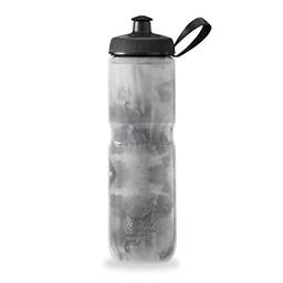 Polar Bottle Garrafa de água esportiva isolada – livre de BPA, garrafa esportiva e de bicicleta com alça (Fly Dye – monocromático, 700 ml)