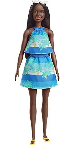 Barbie Malibu Aniversário 50 Anos Vestido Azul, Multi