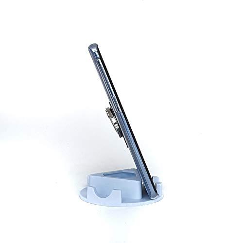 Suporte de Mesa ou Home Office para Celular ou Tablet serve em todas as marcas - Modelo Triangular (Branca)