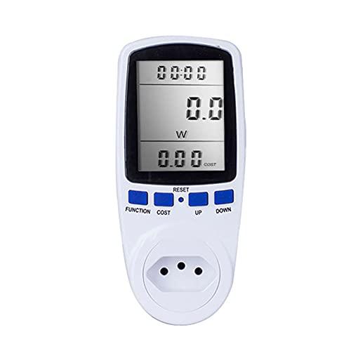 Romacci Medidor de energia digital LCD wattímetro dispositivo de monitoramento wattagem eletricidade Kwh Power Measuring Outlet Analyzer