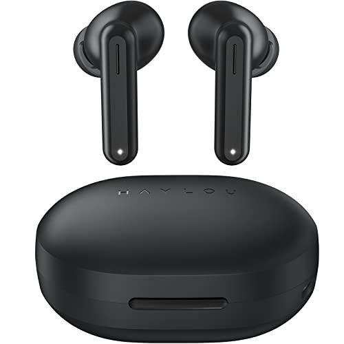 Auscultadores Bluetooth 5.2, auscultadores Haylou sem fios GT7 com modo de jogo, auscultadores intra-auriculares Bluetooth com estéreo HD, chamadas mais nítidas, auscultadores Bluetooth intra-auriculares com controlo tátil