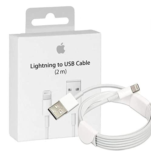 Cabo Apple Charger [certificado Apple MFi] Lightning to USB Cabo Original certificado compatível iPhone X/8/7/6s/6/plus/5s/5c/SE, iPad Pro/Air/Mini, iPod Touch (1M)