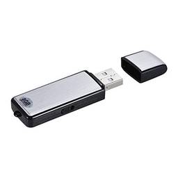 Moniel 8GB USB Gravador de voz de áudio digital USB Disk Flash Drive Memory Stick 18 horas Gravação recarregável para Office School
