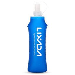 Tomshin Garrafa de 500ml para água ao ar livre Frasco flexível dobrável com BPA grátis para corrida, caminhadas, ciclismo 1 PCS / 2 PCS
