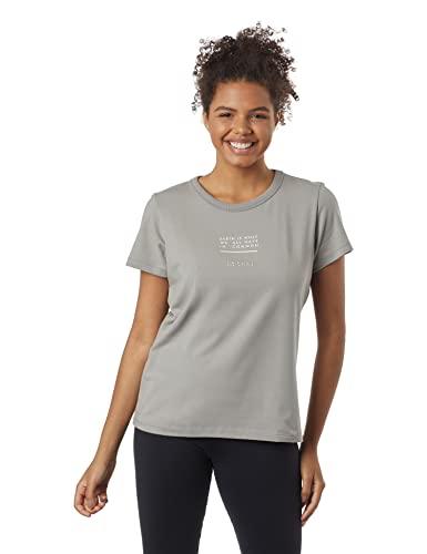 Camiseta com Estampa, Colcci Fitness, feminino, Cinza Stelle, P