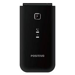 Celular Positivo Flip P50 2G, Preto, Bluetooth, Dual SIM, Tela 2.4", 32MB RAM