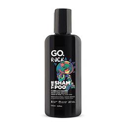 Shampoo Cabelo e Barba GO Rock, hidratação intensa, alta espumação, ultra condicionante, fragrância ambarada, GO Man
