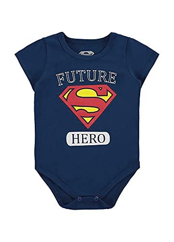 Body S6083 Body Superman, Baby Marlan, bebê-meninos, Tomate, P