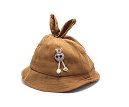 chapéu bucket hat Infantil moda verão X-02 (Marrom)