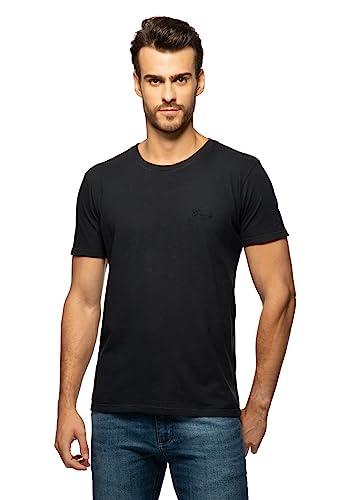 T-Shirt Bordado Manuscrito, Guess, Masculino, Preto, 3G