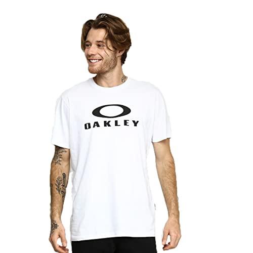 Camiseta Oakley Masculina O-Bark SS Tee, Branco, M