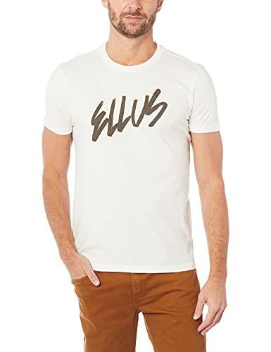 Camiseta Lisa em algodão, Ellus, Masculino, Off white, P