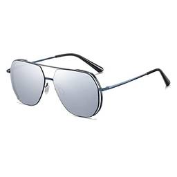 Cyxus Óculos de Sol para Masculino, Aviador Oculos de Sol Homens Lentes Polarizadas Protegem UV Antirreflexo para Atividades Ao Ar Livre