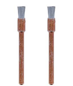 Dremel Escovas de aço inoxidável 532-02 (pacote com 2), 3,5 mm (1/8")