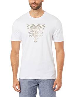 Camiseta Manga Curta Aguia Foil, Masculino, Cavalera, Branco, GG