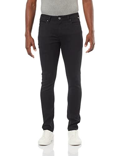 Calça Jeans Skinny Deep Black, Reserva, Masculino, Preto, 38