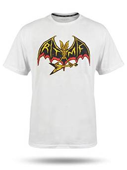Camiseta Morcego Rock'n'Roll Branca