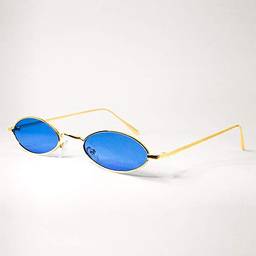 Óculos de sol Hype Oval Vintage Collors Lente de Proteção UV400 Unissex Vazcon