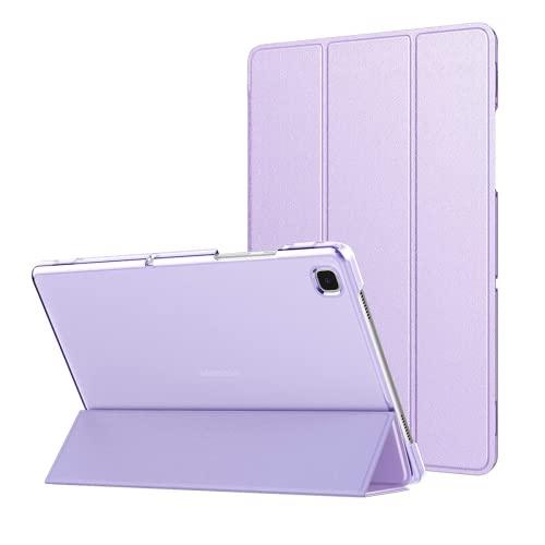 WB Capa Tablet Samsung Galaxy Tab A7 10.4” (modelos SM-T500/505/507) Apoio Multiangular Auto hibernação Antichoque Design Slim Estilo Tecido Roxo